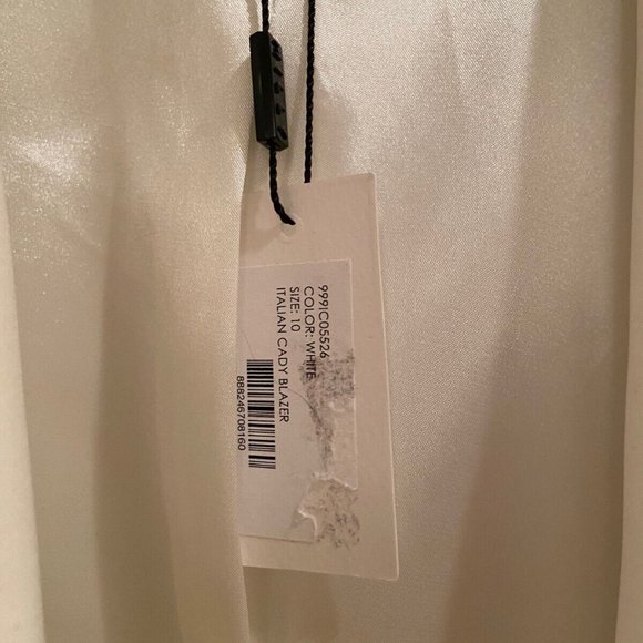 MILLY CADY NWT WHITE JACKET PRISTINE- PERFECT ~ This a gorgeous jacket!!! - Picture 3 of 3